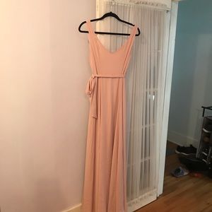 Blush long dress